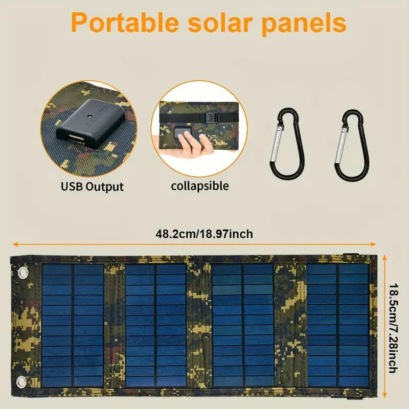 Foldable USB Solar Panel