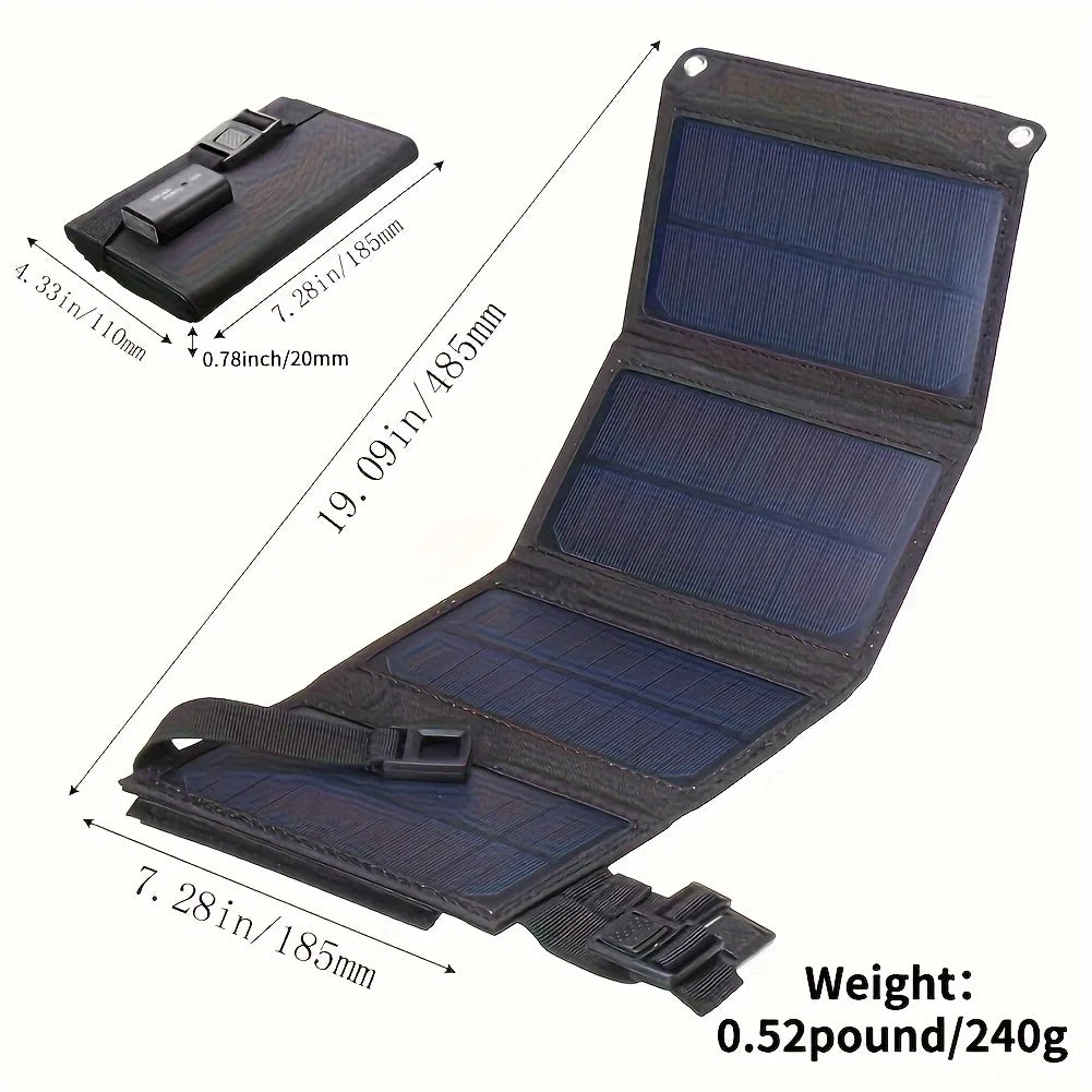 Foldable USB Solar Panel