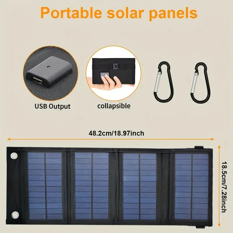 Foldable USB Solar Panel