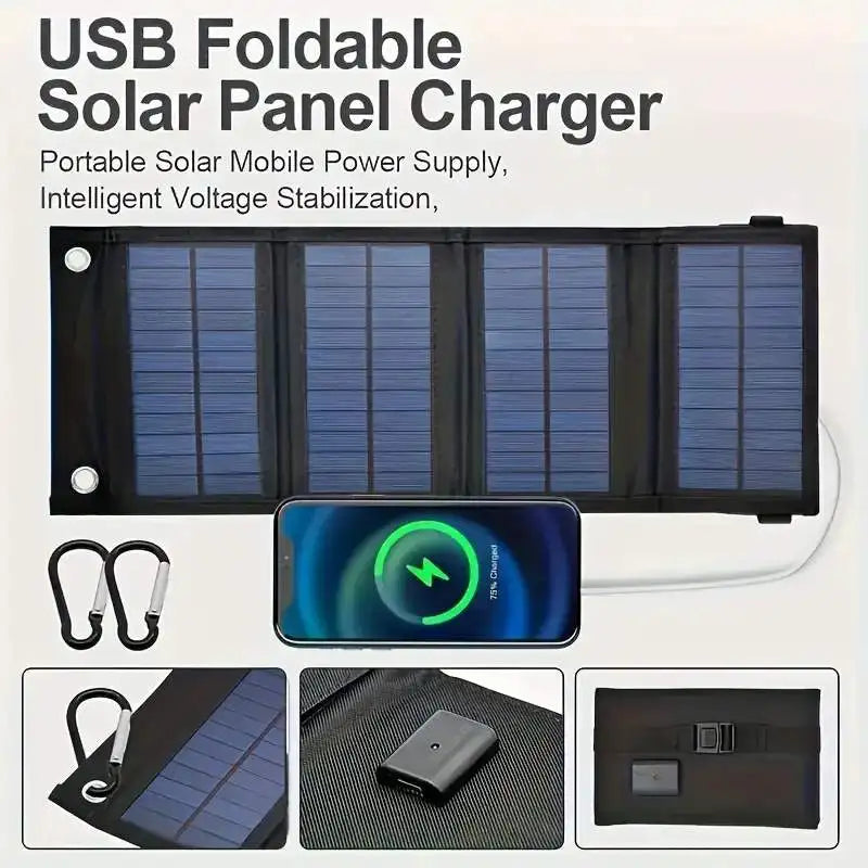 Foldable USB Solar Panel